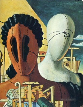  26 - Die beiden Masken 1926 Giorgio de Chirico Metaphysical Surrealismus